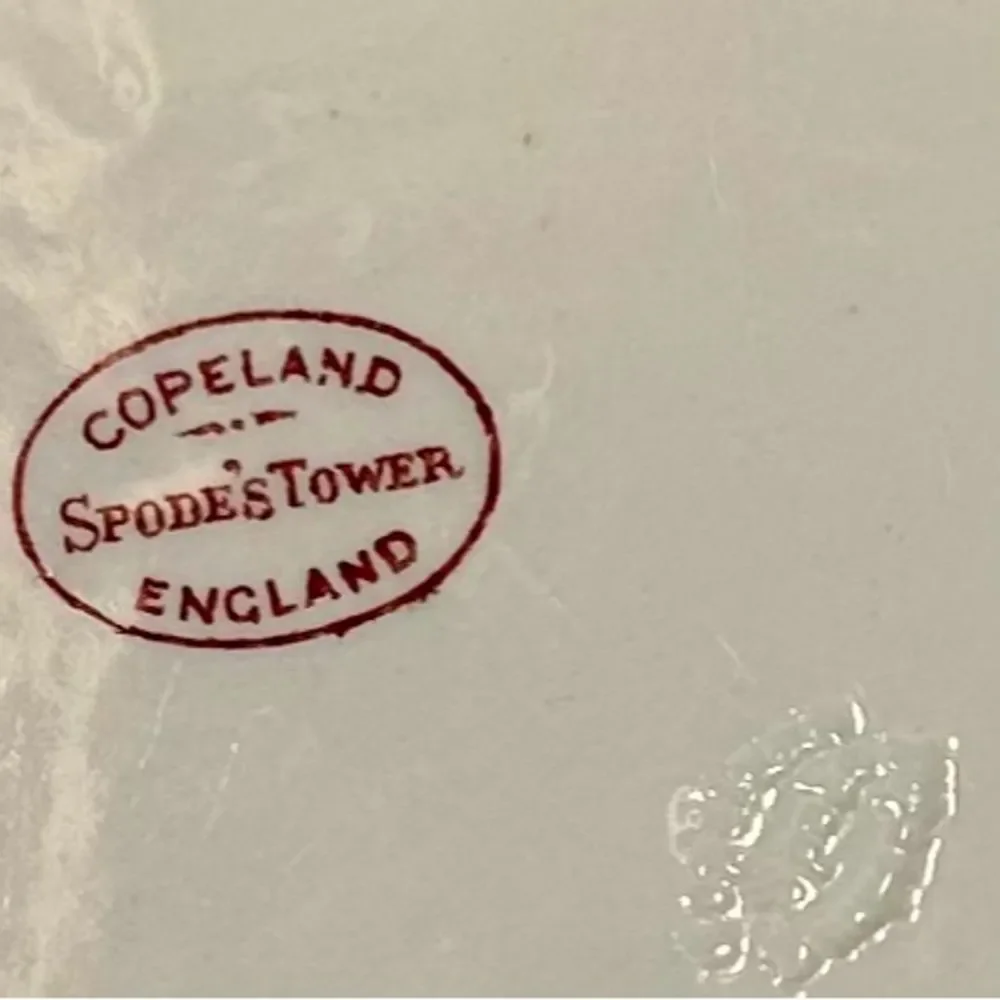 1950's Copeland Spode Tower Red 9.5